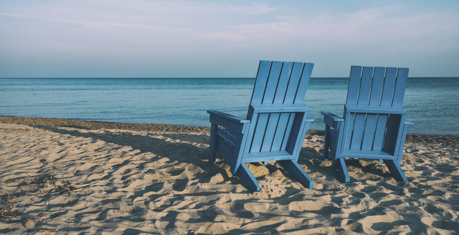 chairs on beach