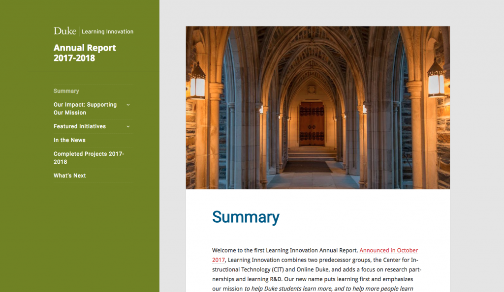 2017-2018 annual report