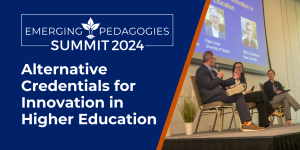 Alternative Credentials for Innovation in Higher Education